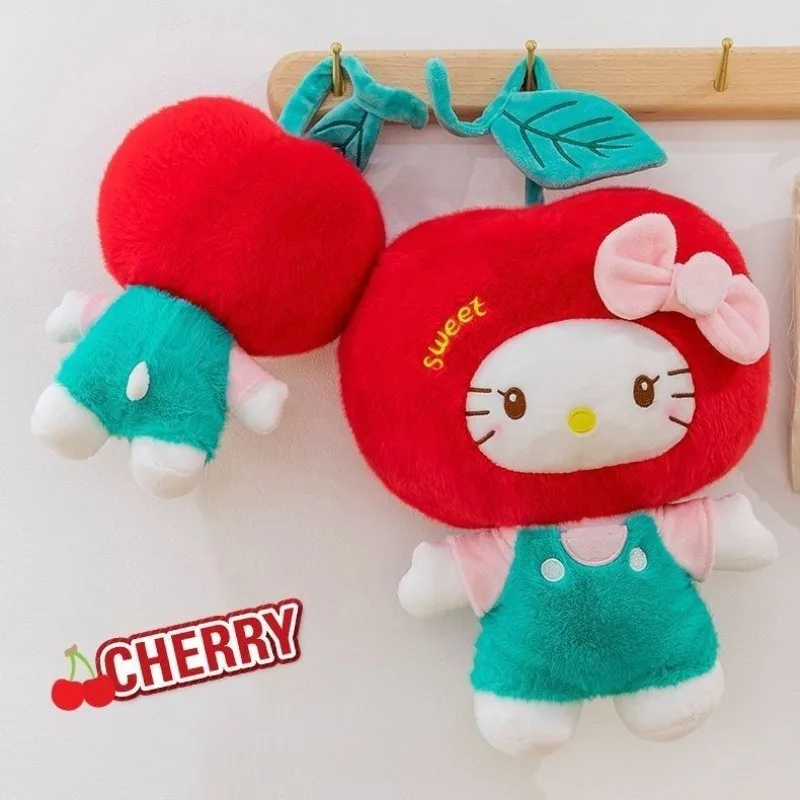 Kawaii Hello Kitty Sanrio Children Lovely Cartoon Plush Toys Student Room Decor Throw Pillow Doll Christmas Gift for Girls