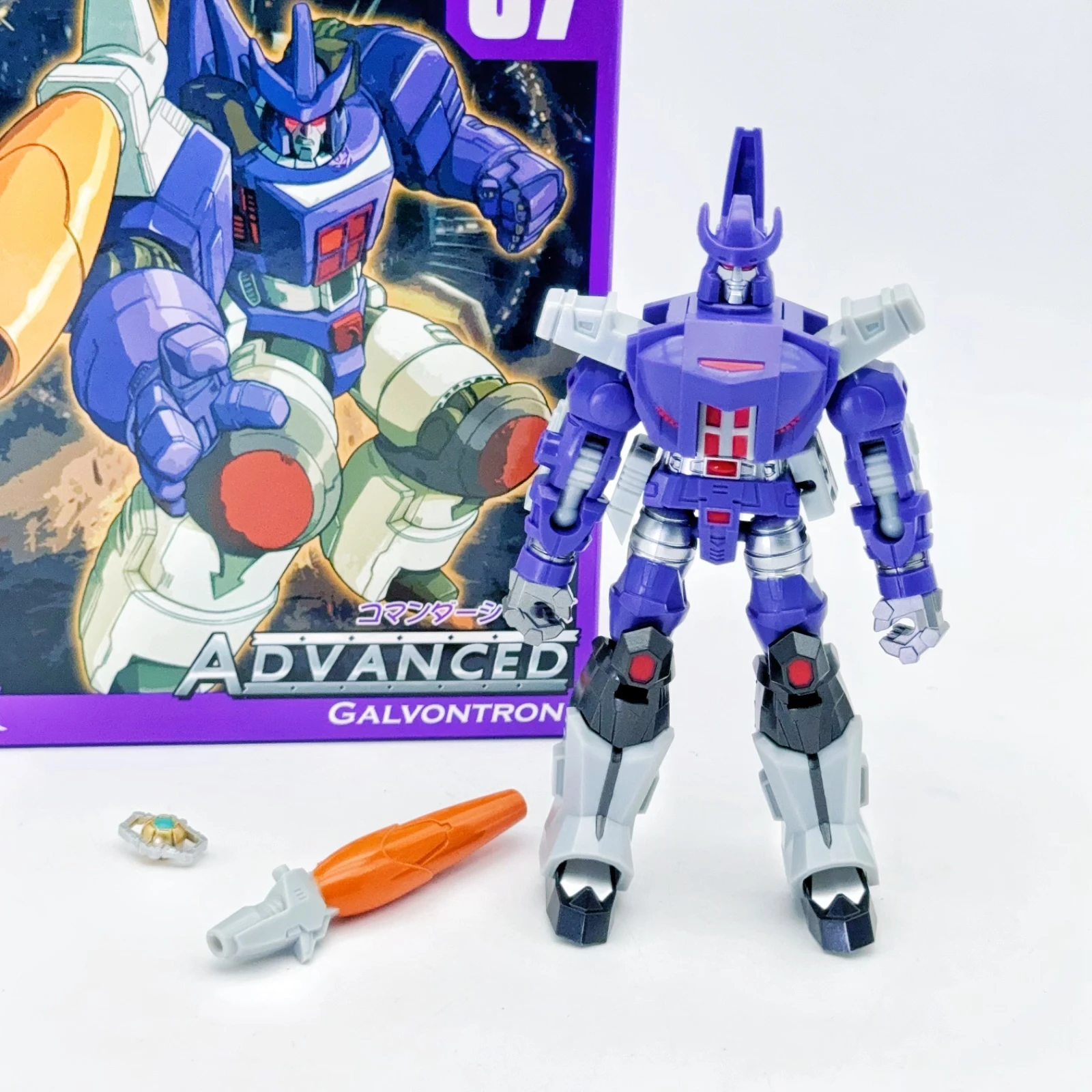 

In Stock Mech Fans TOYS MFT MF-07 Galvontron MF07 Advanced Series Galvatron Action Figure 12cm W/Box-Second Edition