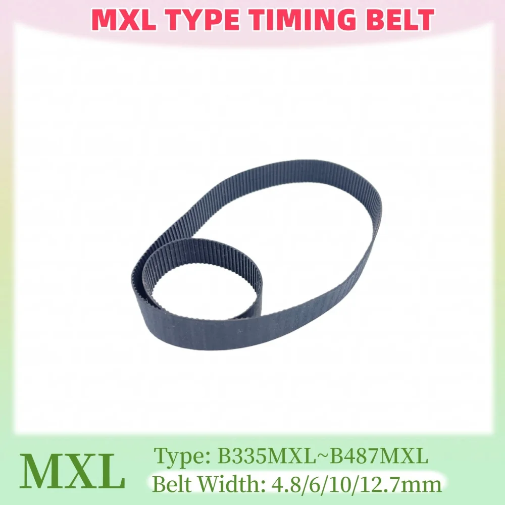 

MXL Timing Belt Width 4.8mm to 12.7mm Type: B335MXL B355MXL B405MXL B415MXL B420MXL B430MXL B440MXL B460MXLB475MXL B487MXL Belt