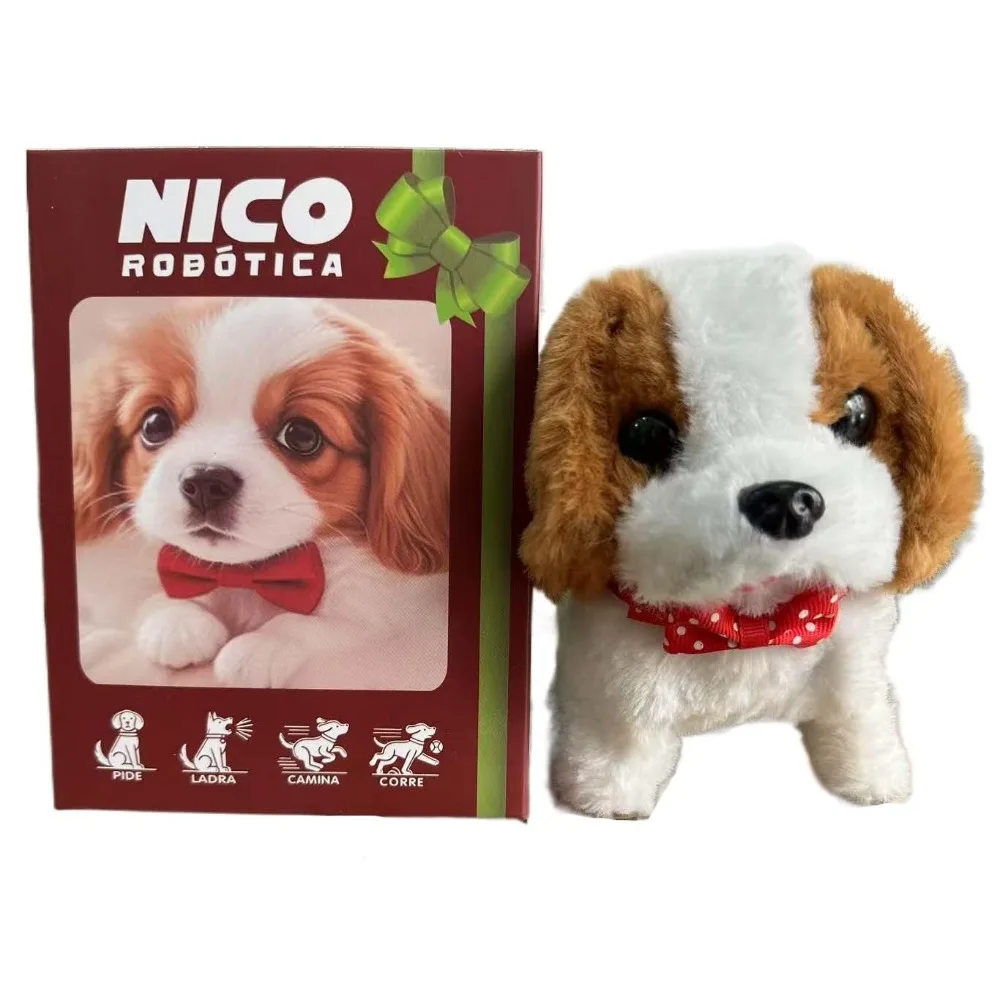 실감나는 로봇 강아지 시뮬레이션 인터랙티브 로봇 강아지 짖는 소리 꼬리 흔들기 걷기 기능 성인 어린이용