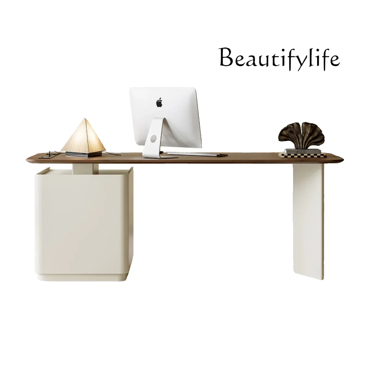 

C10Высококачественный стол из цельного дерева, современный минималистичный домашний стол для гостиной, компьютерный стол из шпона ореха