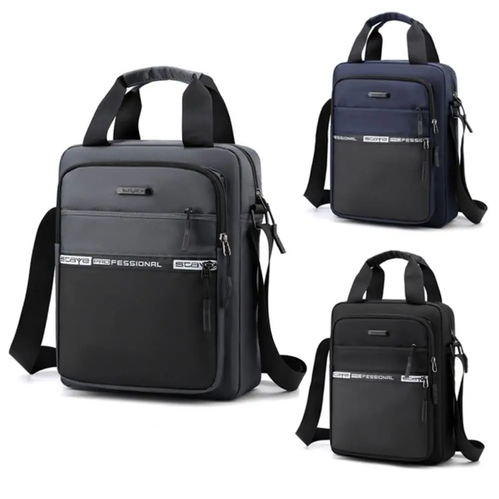 Oxford Cloth Polyester Men Chest Bag Black Blue Green Grey Large Capacity Crossbody Bags Multifunctional Messenger Bag Unisex