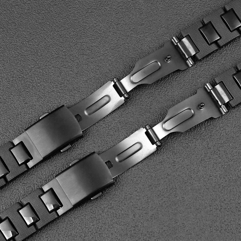 Correa de reloj de 16mm, pulsera de plástico de alta calidad para Casio G-SHOCK DW-6900/DW9600/DW5600/GW-M5610, correas de reloj para hombre