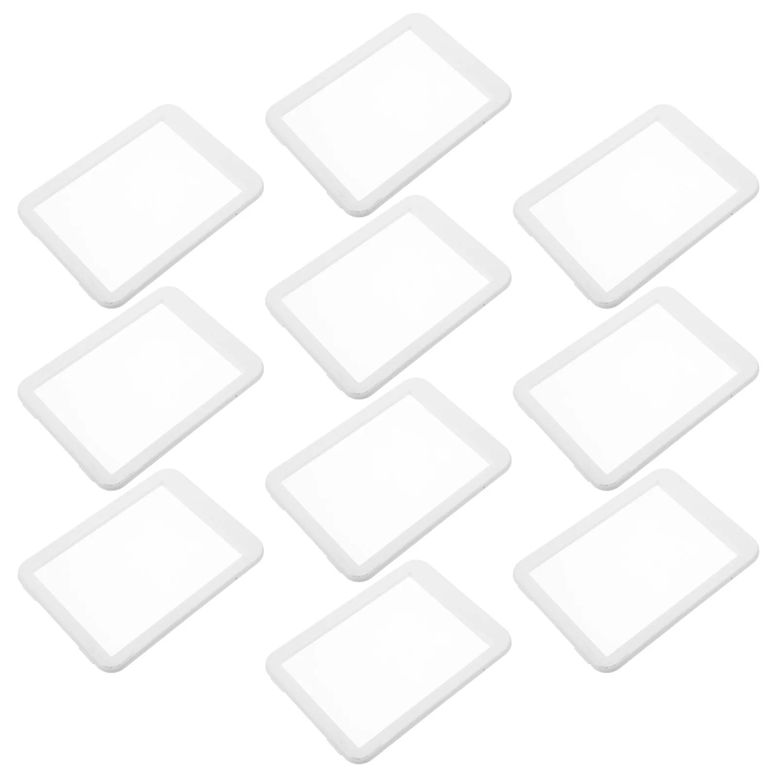 

10pcs Plastic Card Sleeves Clear Card Protectors For Baseball Trading Hockey Sports Cards Lightweight