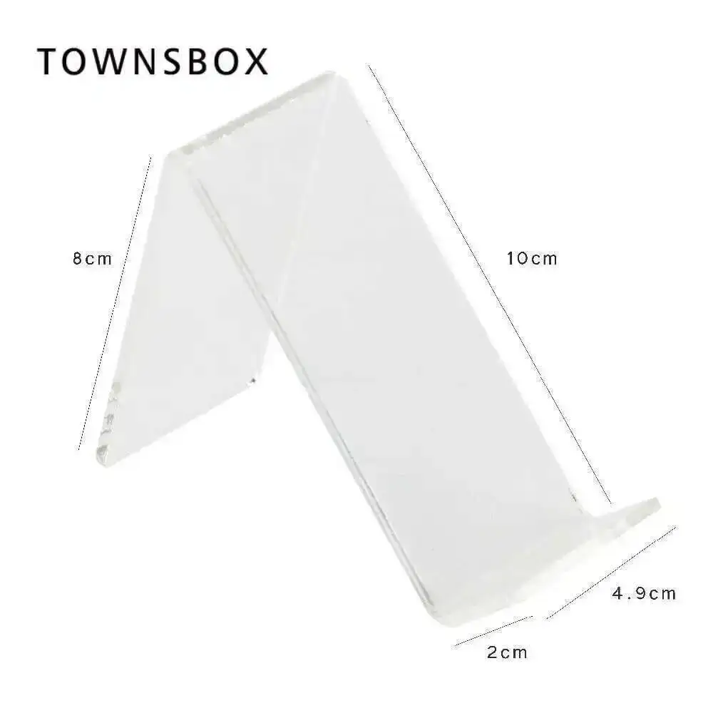 

Acrylic Shoes Display Rack Desk Table Medicine Bottle Exhibit Shelf Shoe Holder Purse Wallet Support Frame Clear Shoe Stand