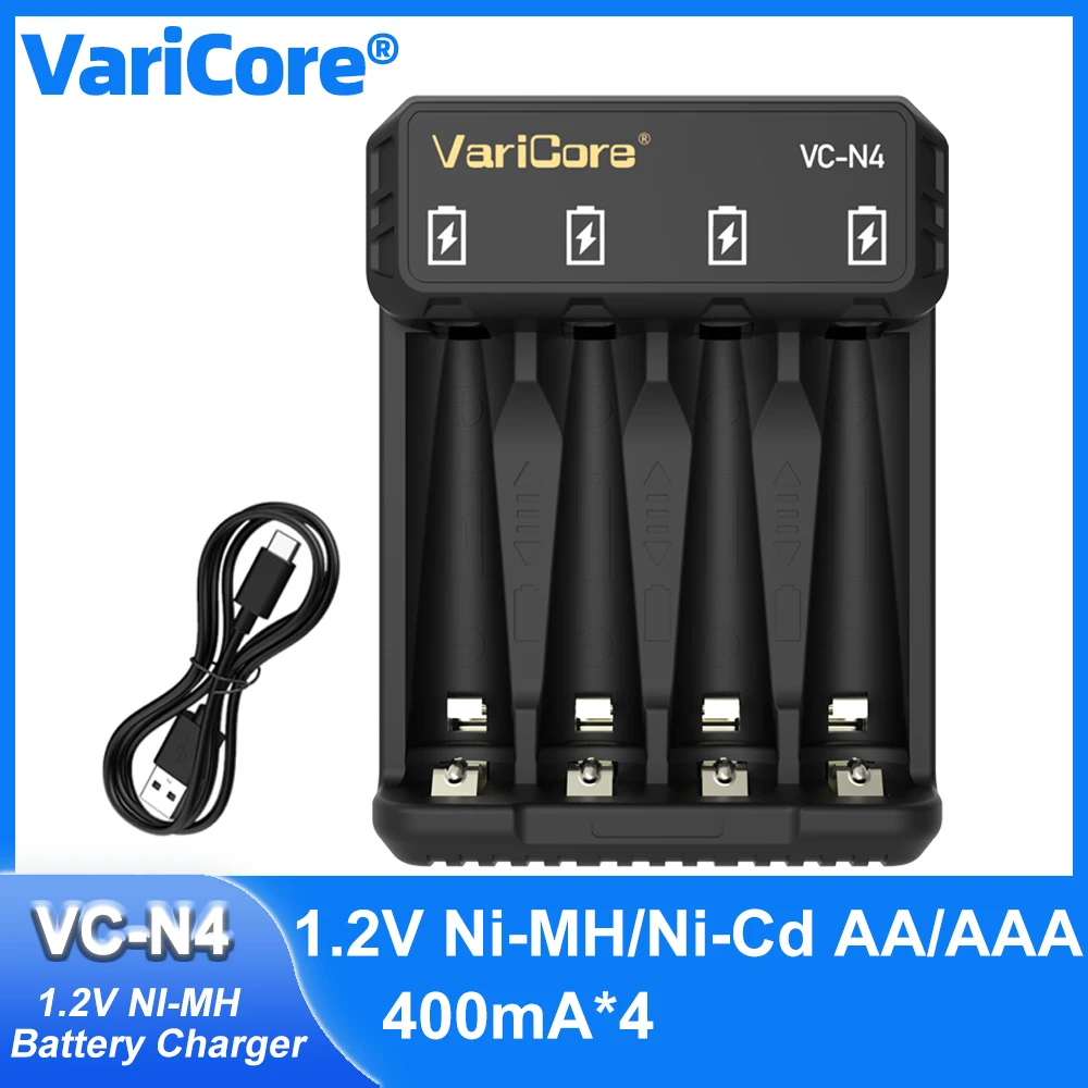 LiitoKala Lii-M4 18650 Màn Hình LCD Hiển Thị Đa Năng Sạc Thông Minh Kiểm Tra Dung Lượng Cho 26650 18650 21700 18500 AA AAA V. V 4 Khe Cắm