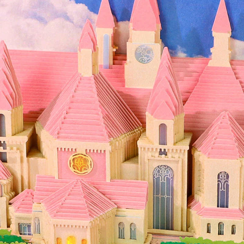 الوقت قطعة التقويم 2026 أجندة مكتبية /رزنامة مكتبية مع مصباح ليد ثلاثية الأبعاد المسيل للدموع التقويم ورقة نحت مذكرة الوسادة المفكرة هدية عيد الميلاد