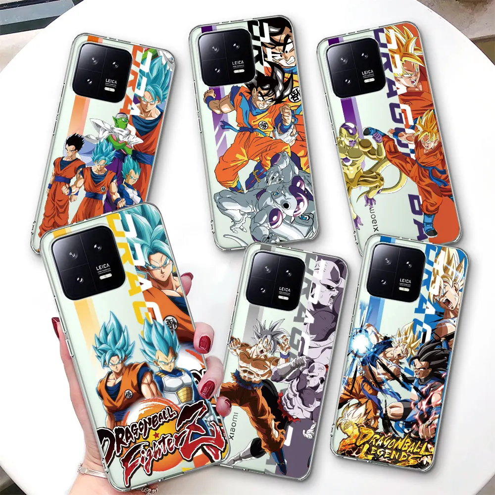 

Чехол Dragon Ball Son Goku для Xiaomi Mi 15 Ultra 14 11 Lite 5G NE 14T 13 15T 10T Pro 12 Lite 12T 10, прозрачный чехол из ТПУ для телефона