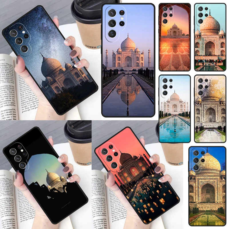 Taj Mahal India Mausoleum Cover For Samsung Galaxy S23 Ultra S22 S20 S21 FE S8 S9 S10 Plus Note 10 20 Ultra phone Case