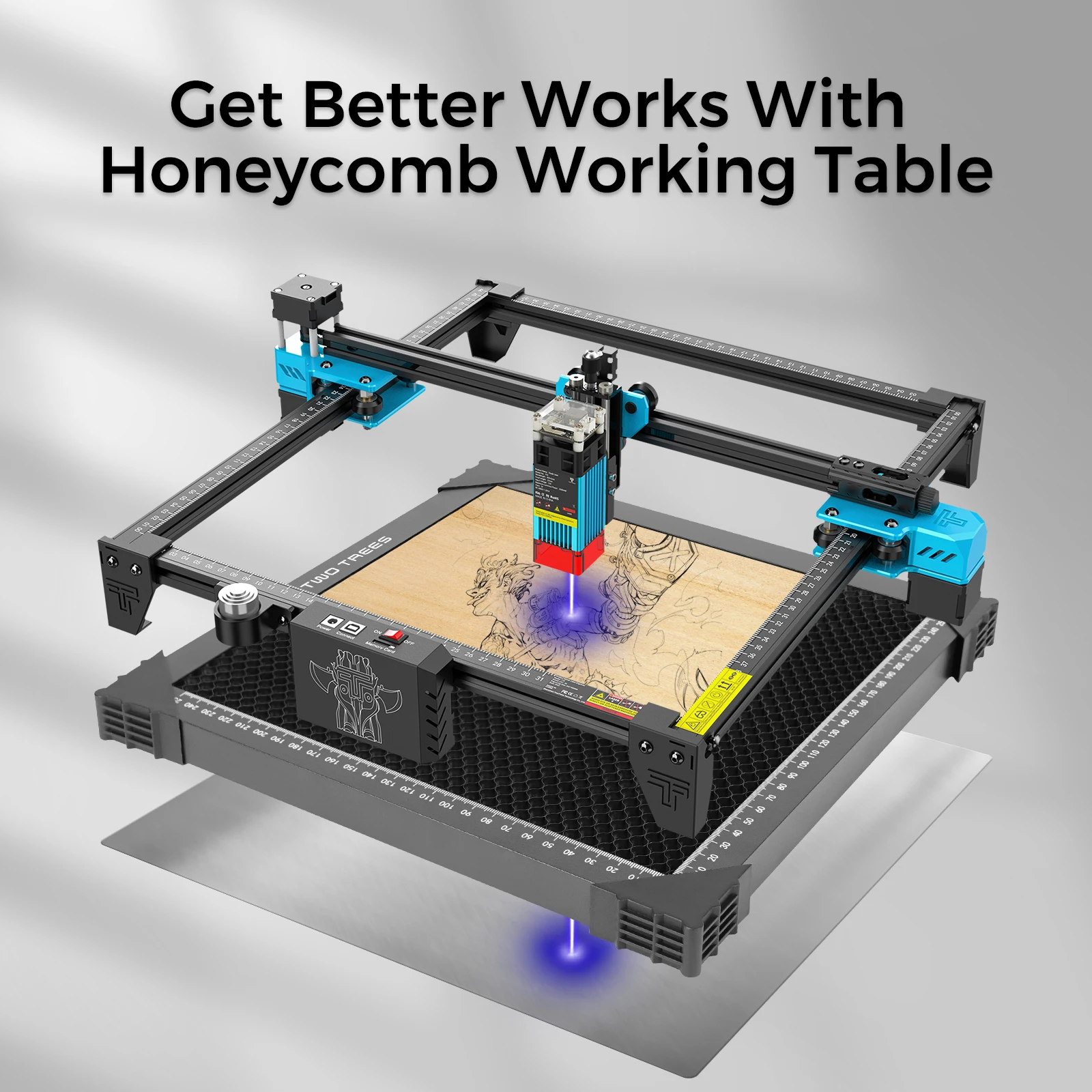 Mesa de Trabajo Tipo Panal con - Honeycomb Laser Bed reseña y precio