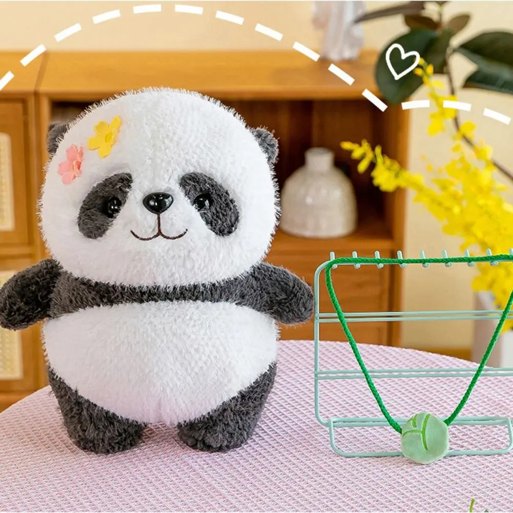 PP Katoen Bloem Panda Knuffels Poppen Zachte Collectie Zongzi Panda Pluche Pop Pluizige Cartoon Zongzi Panda Knuffel Kinderen Geschenken