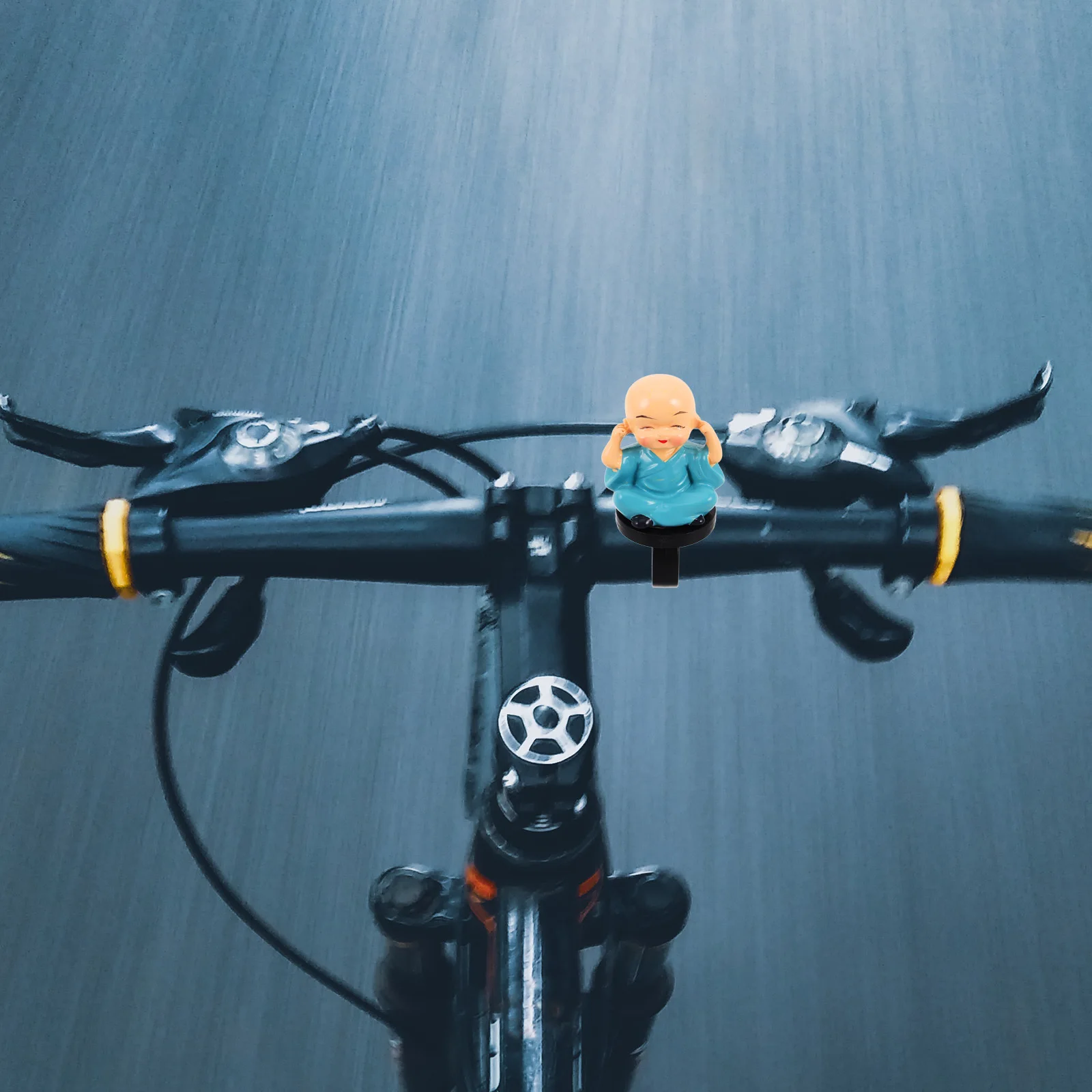 

Cute Cartoon Electric Bike Ornament Motorcycle Strap Bicycle Decor Car Dashboard Decoration Home Display Bicycle Decor