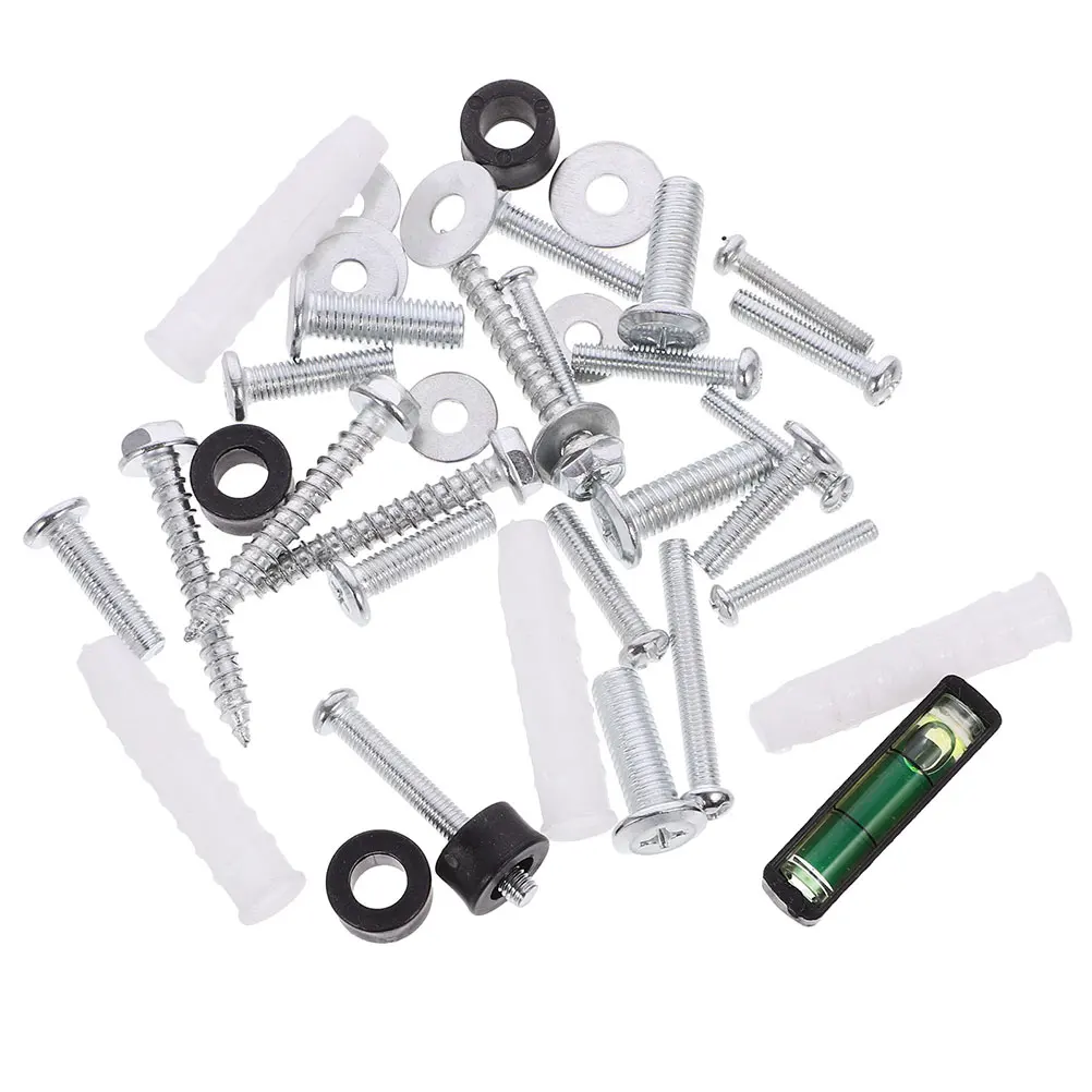 

8PCS Screws Heavy Duty Iron Wall Bracket Supplies Screws For Mount Replacement Accessories Hardware Set