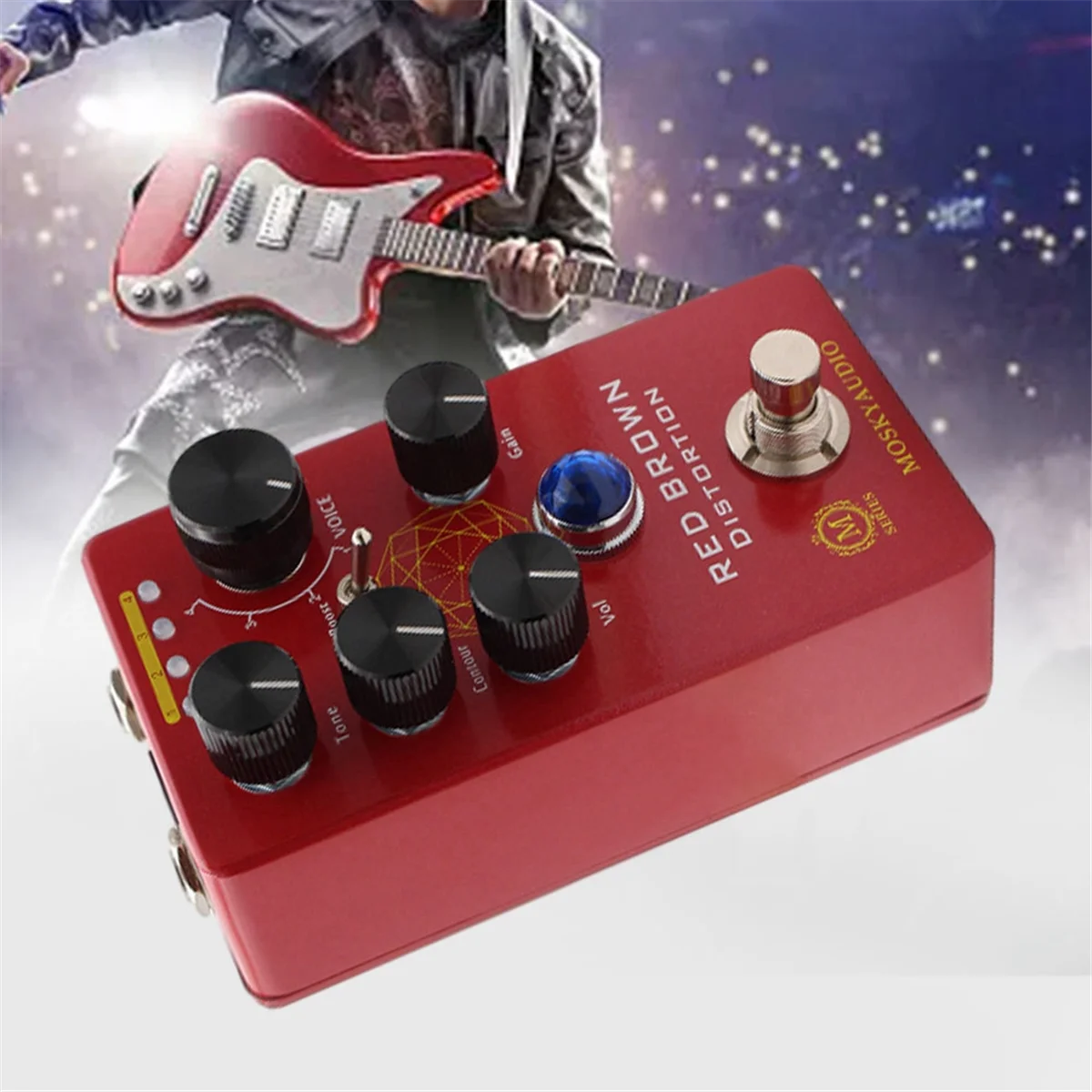 

Practical MOSKY RED BROWN Distortion Guitar Effect Pedal Moskyaudio Distortion Pedal the Electric Guitar Effects Pedal Guitar Ac