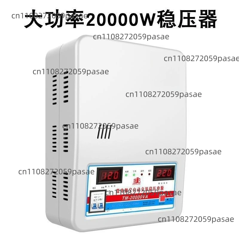 15KVa Voltage Stabilizer with Input Voltage 120V-270V AndOutput 220V Household Automatic Stabilized Power Supply Tool