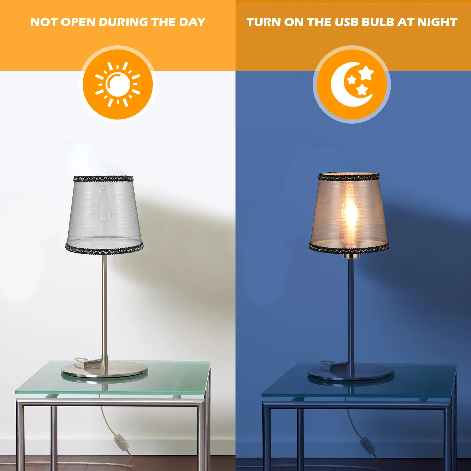 

Теплый тканевый и металлический абажур с маленьким зажимом для заостренных ламп, для люстр, потолочных и настольных светильников, декор для спальни