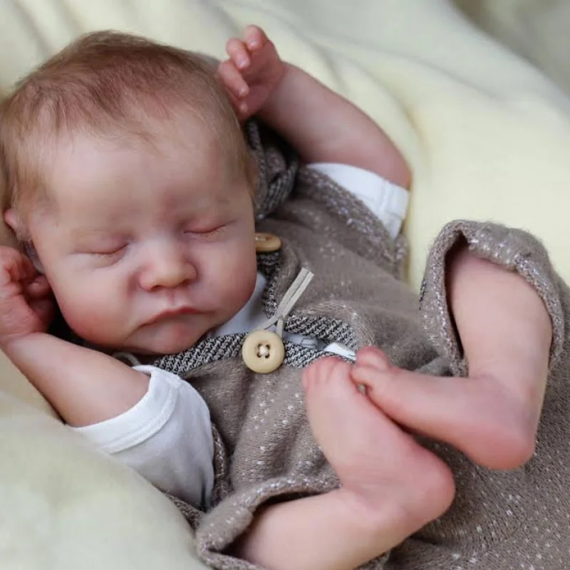 Levi Blank Reborn Kit Vinyl Unpainted Unfinished Blank Reborn Doll Parts DIY Blank Kit 3D Painted Reborn Doll Kit