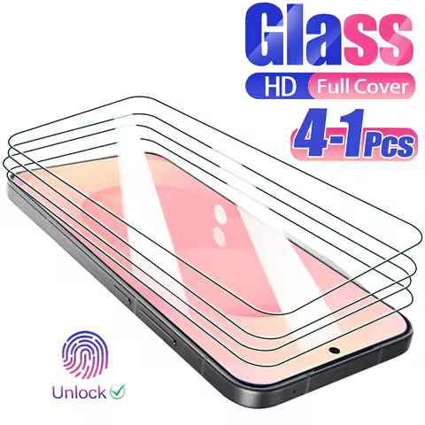 4-1pcs Tempered Glass For Samsung S25 S24 S23 S22 Plus S20 S21 FE HD Screen Protector For Samsung Galaxy S25 Ultra S24+ Glass