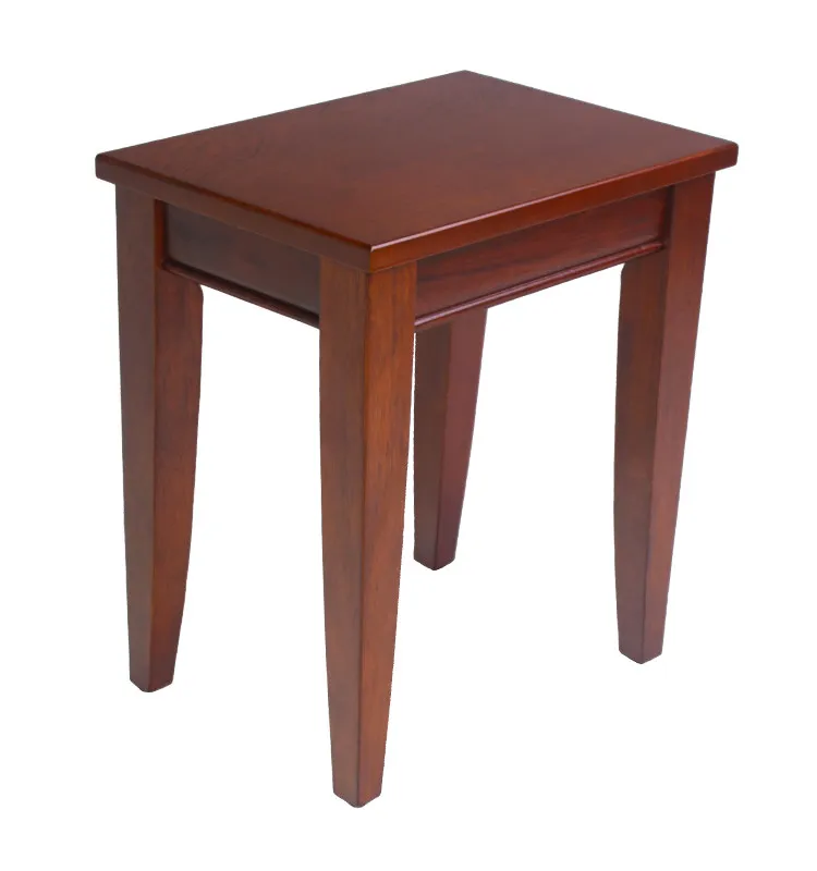 Wooden stool, solid wood small stool, chair, dining table, dining table, bench, adult square stool, home dining table,