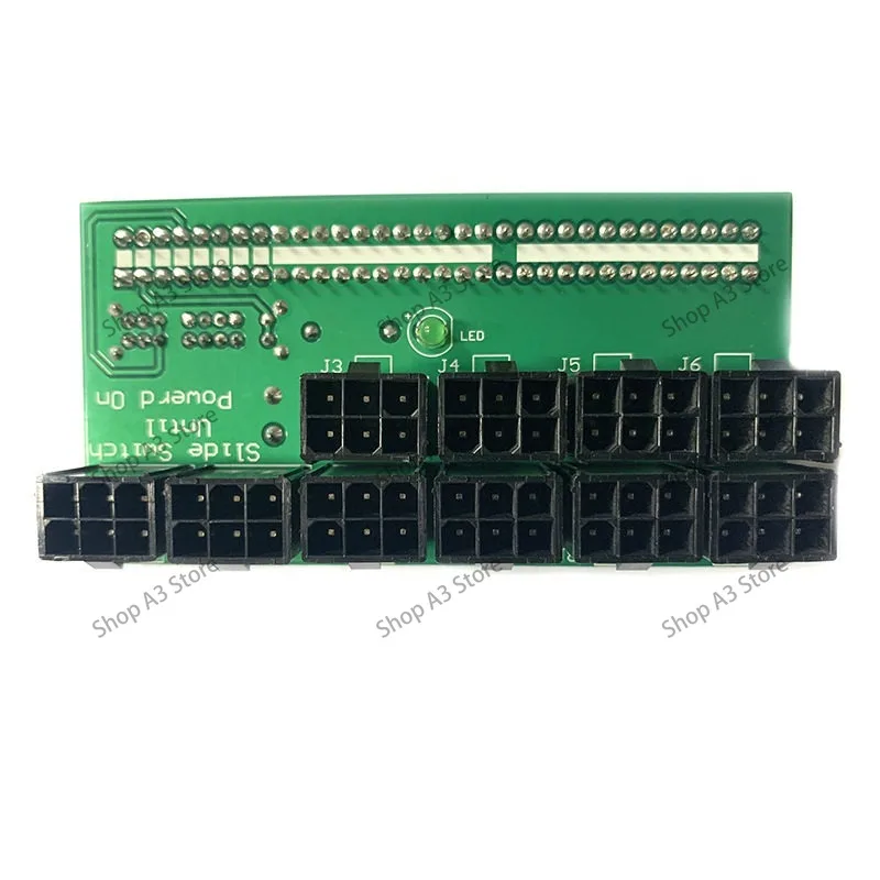 Server power conversion board to 6pin adapter card 12V adapter 6P graphics card power supply support self-start 10/12