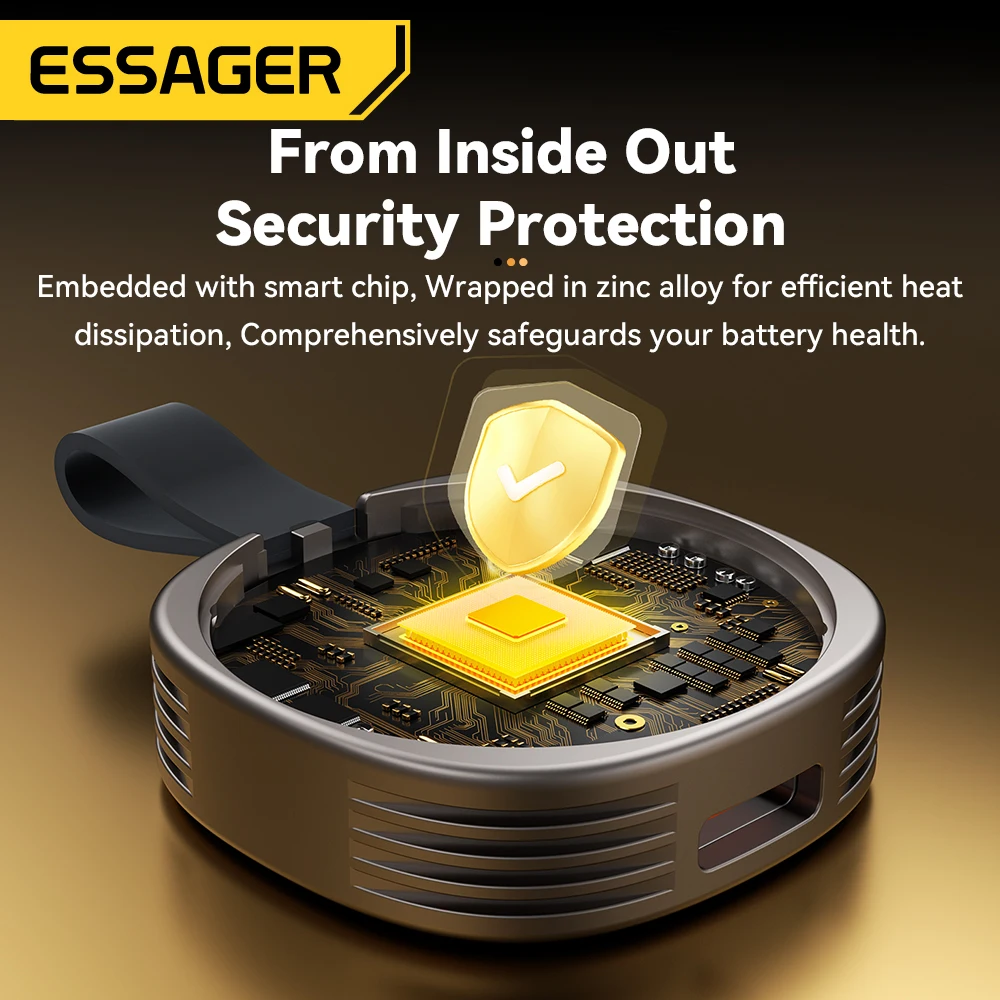 Essager Magnetic Wireless Charger for Apple Watch, USB-C Portable Fast Charging 2