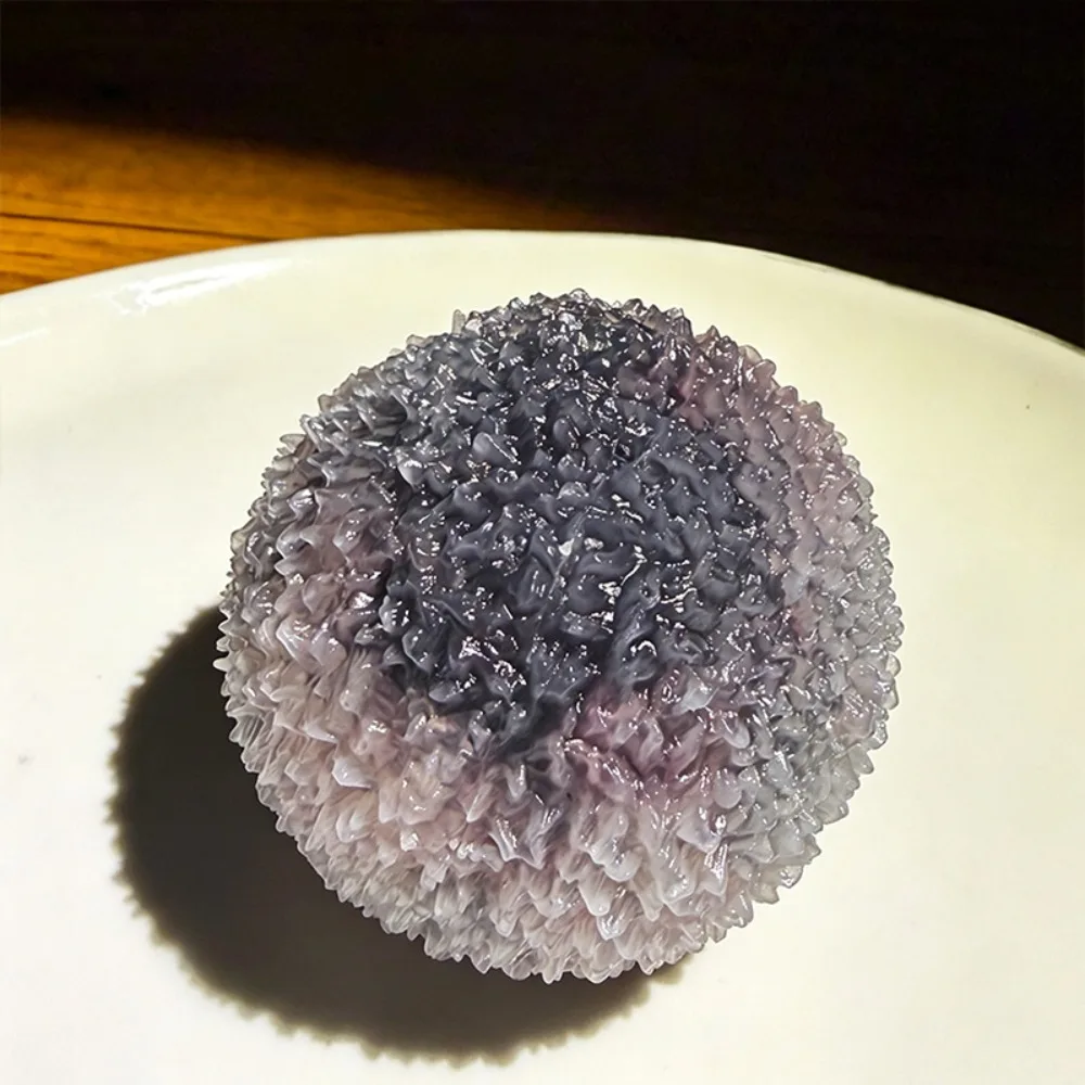 1 Stück Bunter Eis-Slush-Quetschball mit Knistergeräusch, DIY Formbarer Stressball zur Stresslinderung und Angstabbau, Geschenk