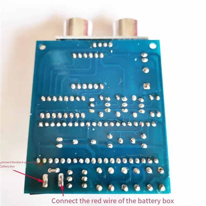 M13K-Ultrasonic Distance Measuring Equipment 51 Single-Chip Microcomputer Parking Sensor Alarm HC-SR04 Module DIY Kit