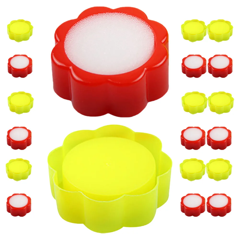 

20pcs Point Counting Wet Hand Device Soft Sponge Cup for Money Counting Paper Sorting Finger Moistener Desktop Tool