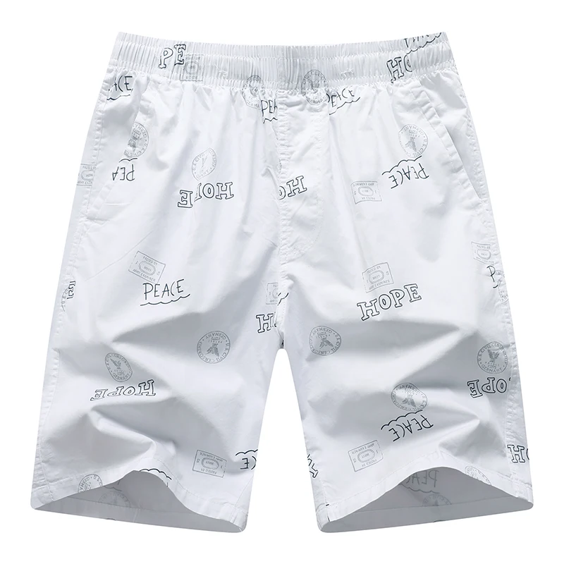 New Casual Sports Shorts Cool Summer Cotton Jogger Shorts Big Size 6XL Man Beach Print Shorts Swimsuit Quick Dry Board Shorts