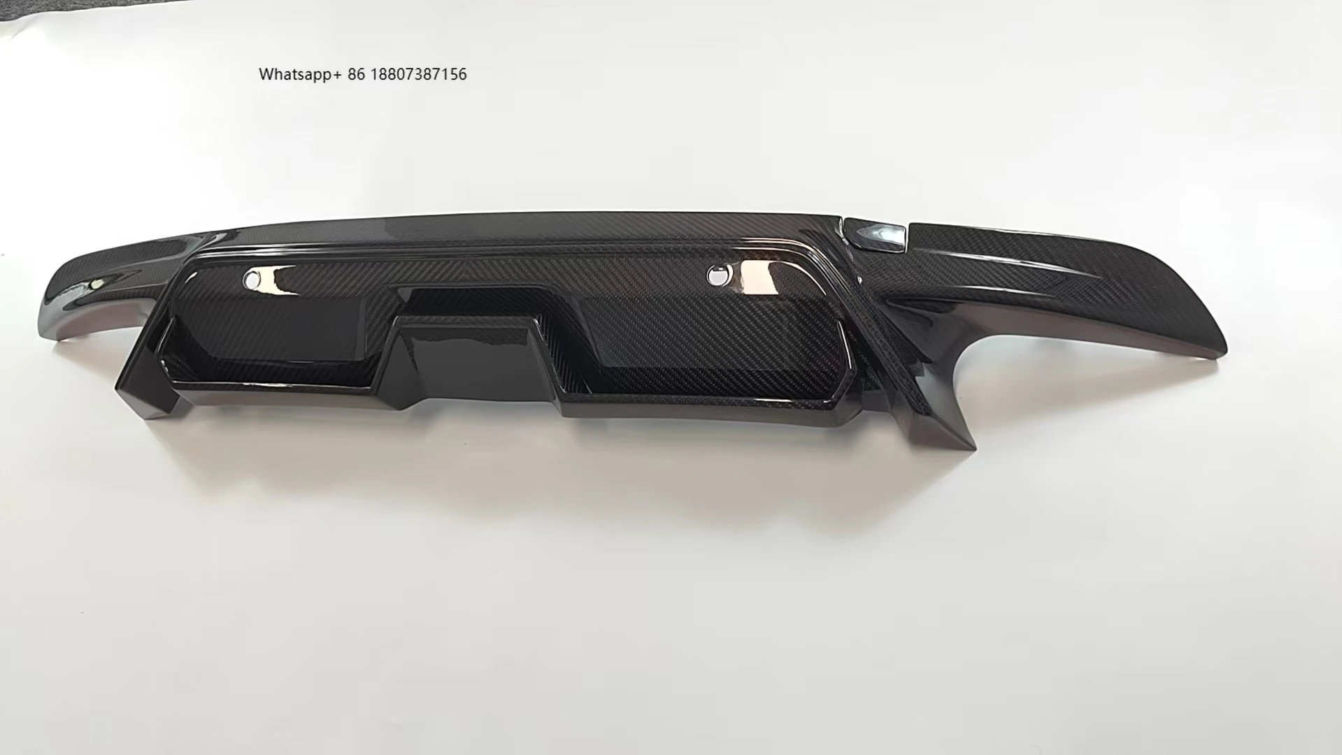 

RNG Style Dry Carbon Fiber Rear Diffuser for X5M F95 X6M F96 Dry Carbon Fiber Rear Bumper Lip Perfect Fitment