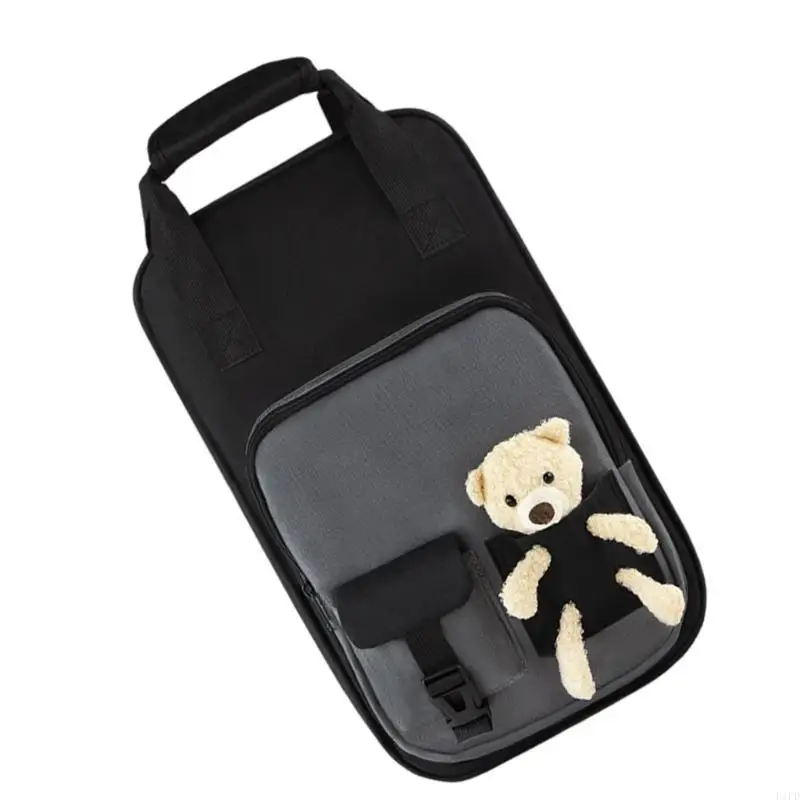 

F1FD Waterproof Drumstick Bag Case Drum Mallet Holder Two Compartments Carry Case