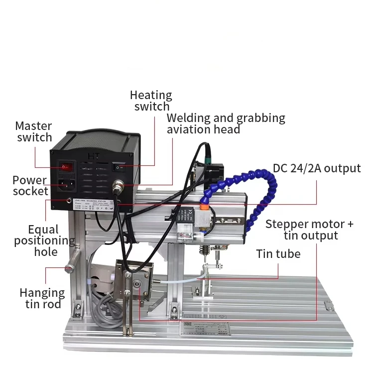 

BORX-003 Semi-Automatic LED Strip Soldering Station Auto USB Wire Connector Soldering Data Cable Machine 220V/110V