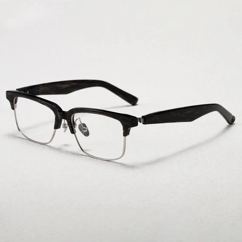 Global Trade 9999 Same Style M93 Japanese Designer Pure Titanium Glasses Frame Men Women Eyeglasses Frames Eyebrow 999.9