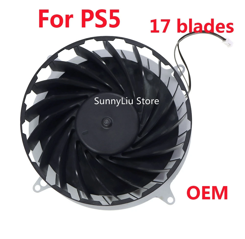 

1 шт. OEM Вентилятор внутреннего охлаждения с 17 лопастями для PS5, запчасти для ремонта Playstation 5