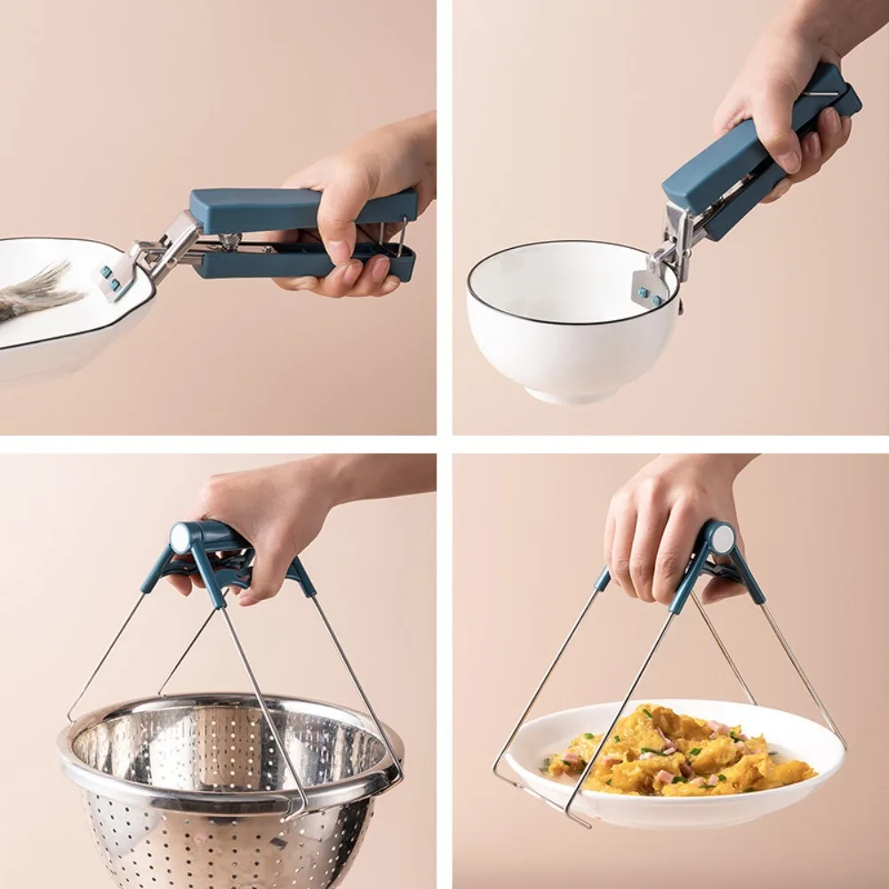 Cooking Home Kitchen And Home Utens Stainless Steel Bowl Gripper Heat Resistant Plate Burn Proof Utensil Steamer Basket