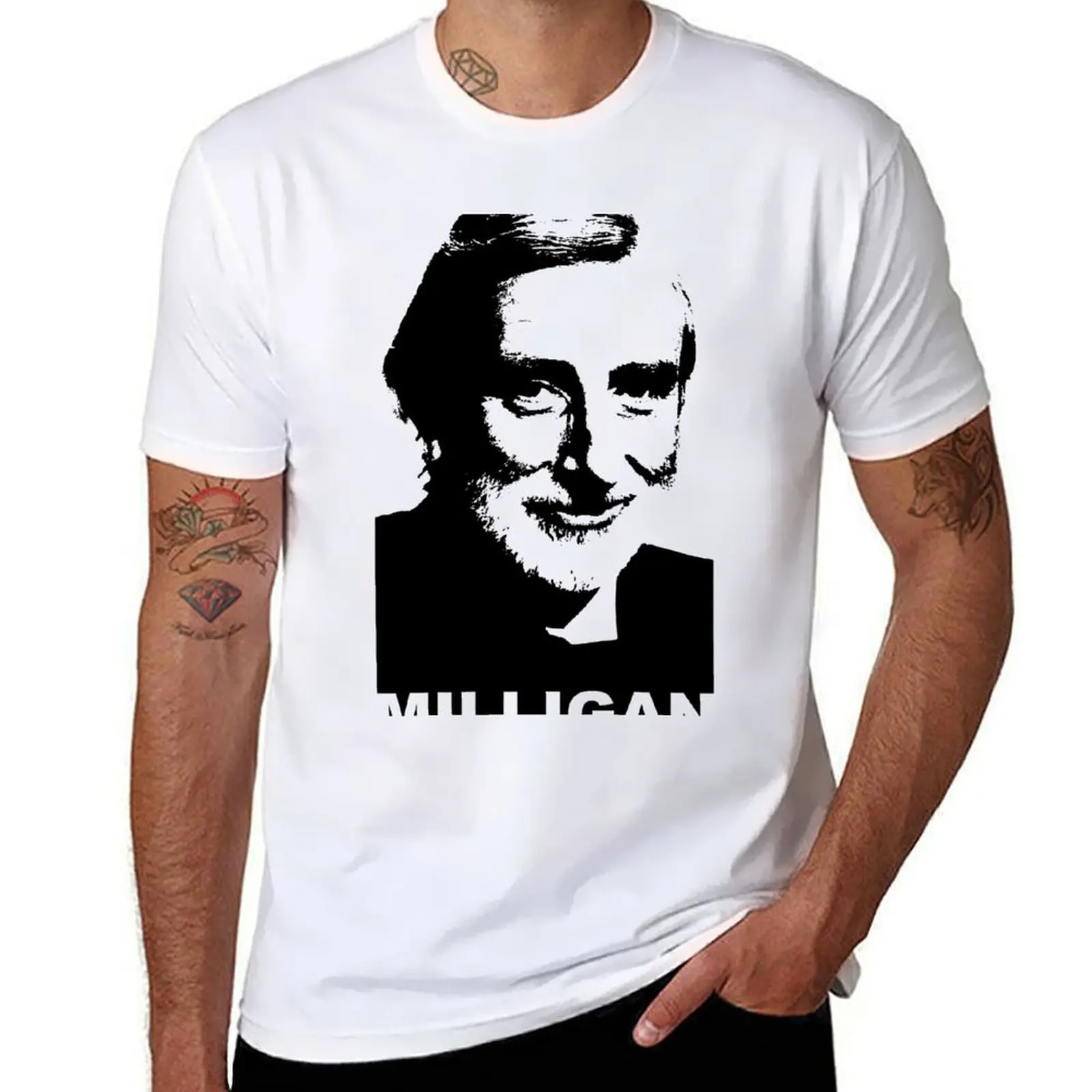 

Spike Milligan T-Shirt t shirts cotton 100% t shirts for man pack cotton T-Shirt