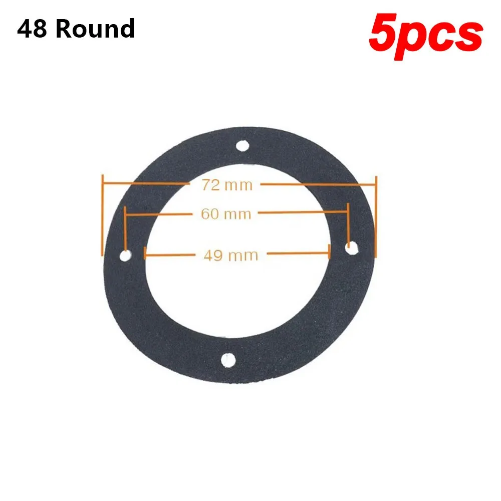 5Pcs 3/4/5/6.5/8/10 Speaker Speaker Sealing Gasket EVA Foam Shockproof EVA Speaker Gasket Acoustic Buffer Dustproof