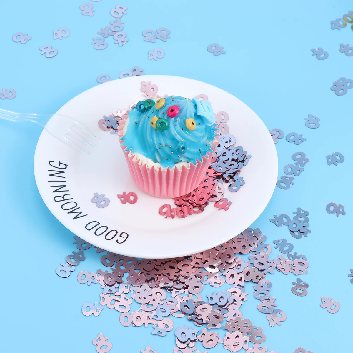 

30g Plastic Number Confetti for Birthday Wedding Party Decorations Shiny Table Scrap DIY Craft Favor Bags Festive Supplies