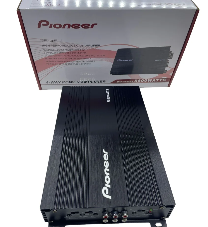 Pioneer T5-45.1 Car Audio Amplifier 4-Way High Performance 5800W