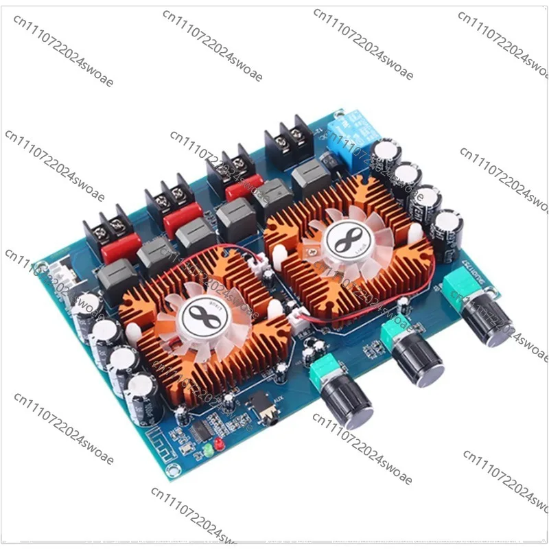 For 2.1 Channel Bluetooth Power Amplifier Board 160W + 160W + 220W Digital Power Amplifier Board Subwoofer Household TDA7498E