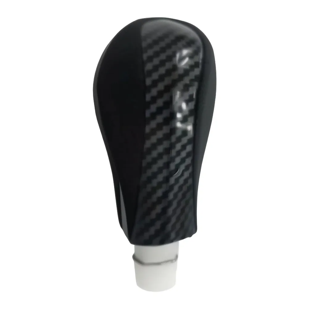 Carbon Fiber Gear Shift Knob High Durability Design Carbon Fiber Style Plastic Material for For Car Interior Restoration