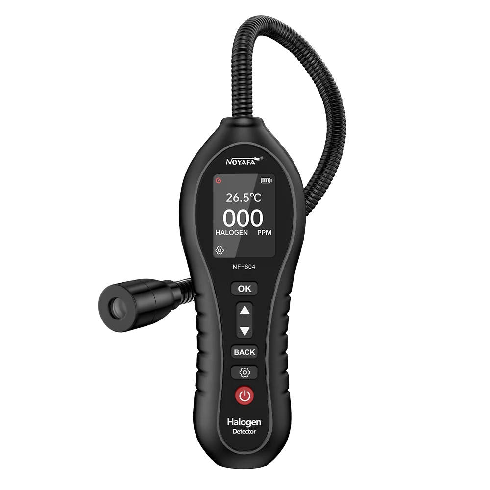NOYASA NF-604 Halogendetektor, geeignet für die Erkennung verschiedener Halogenengas, präzise Leckagepunkte
