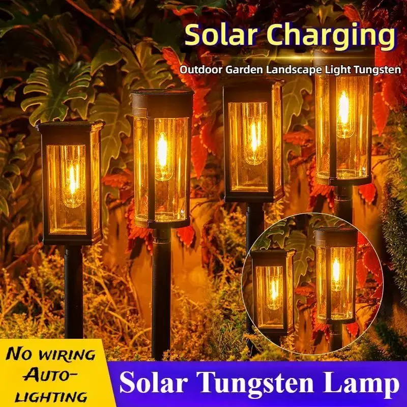 

Уличный солнечный светильник для прохода, 1/2/4 шт., солнечный садовый светильник, водонепроницаемый IP65, автоматическое включение/выключение, уличный светильник, подходящий для газонов