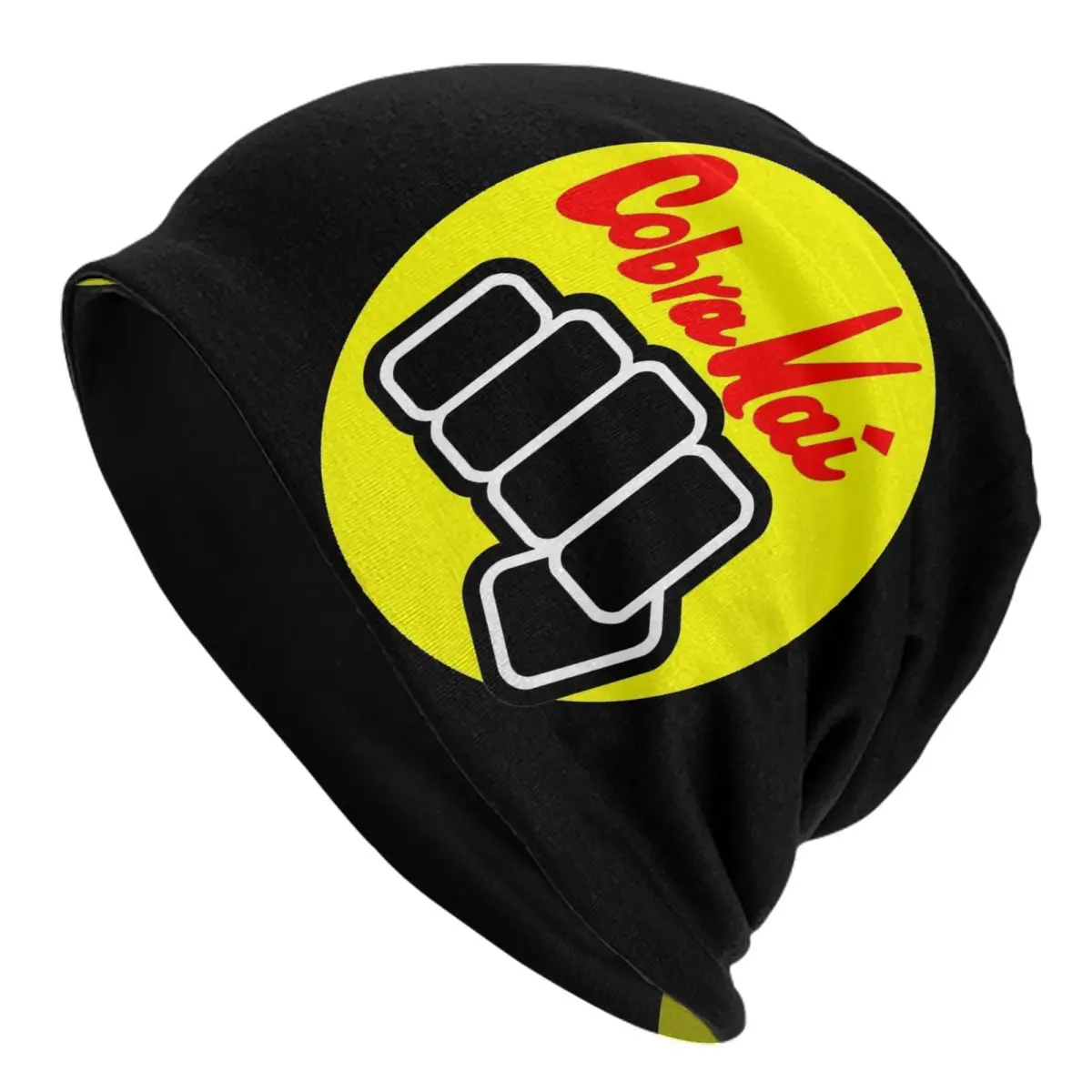 Cobra Kai Punch Beanie Bonnet Hats Man Retro Warm Head Wrap Bonnet Knitted Hat