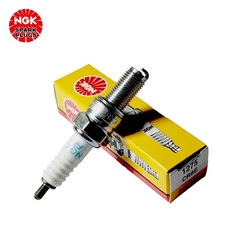 NGK Motorcycle Spark Plug CR8E Suitable for Da Changjiang/Ji 'nan Light riding Suzuki(1pcs)