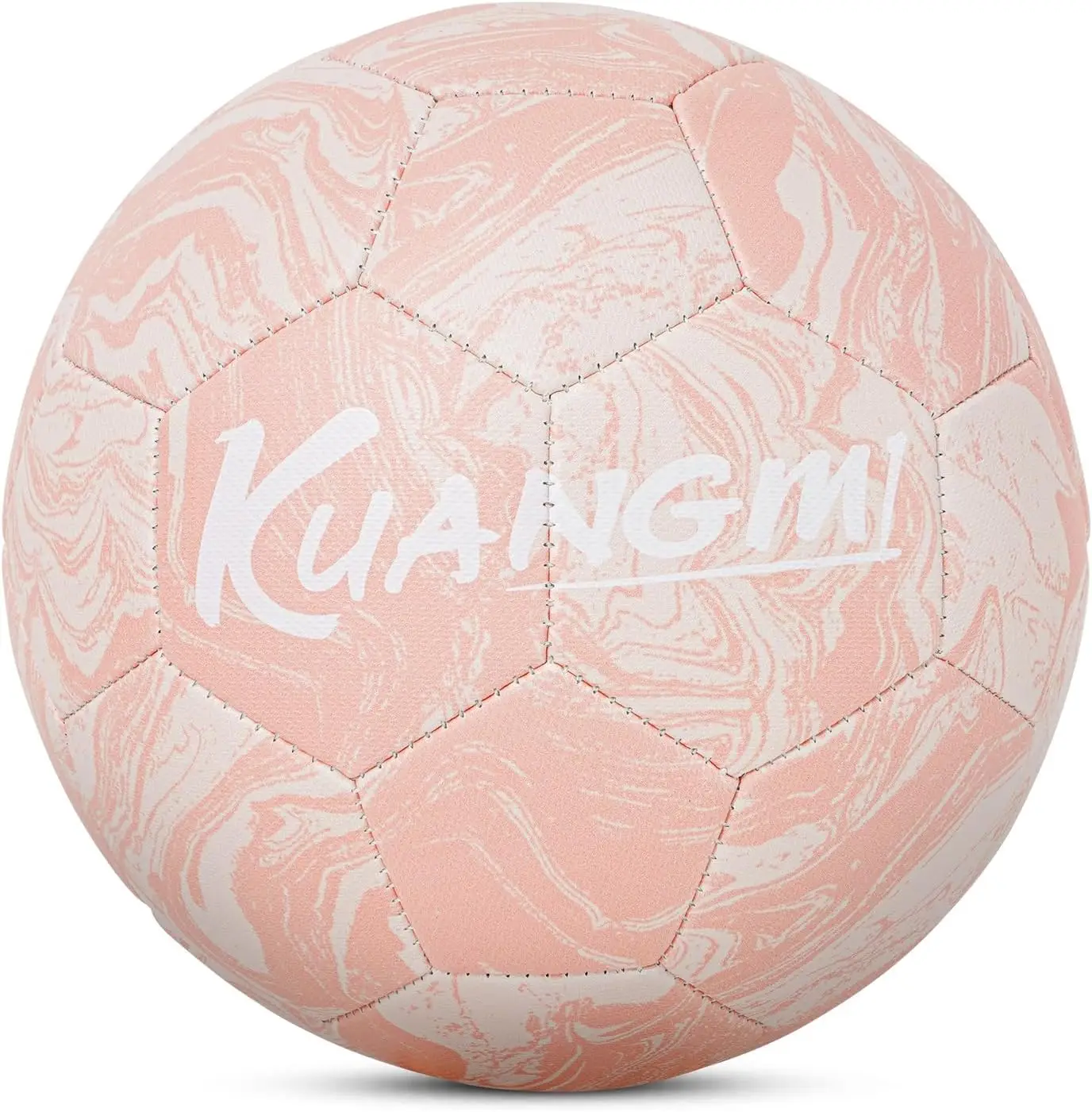 

Kuangmi Pink Machine-Stitched Football Size5– Training and Entertainment Ball