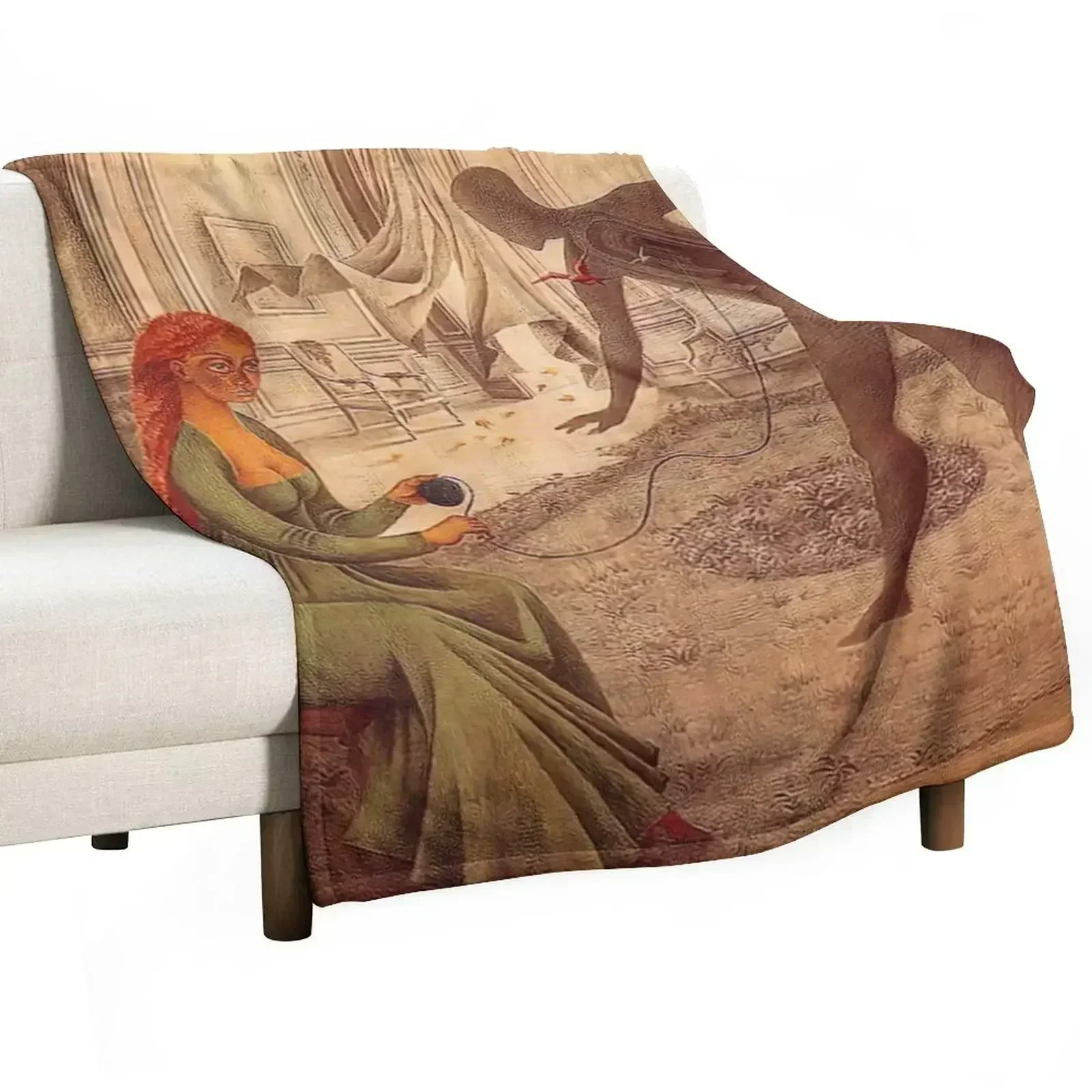 Dead Leaves by Remedios Varo Throw Blanket for babies Cute Polar Soft Blankets