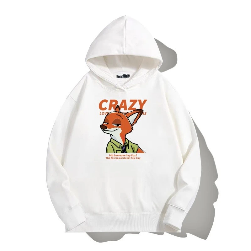 

Zootopia Nick Judy Printed Children's Clothing, Fashionable Disney Hoodies for Boys and Girls,Long Sleeves for Autumn and Winter