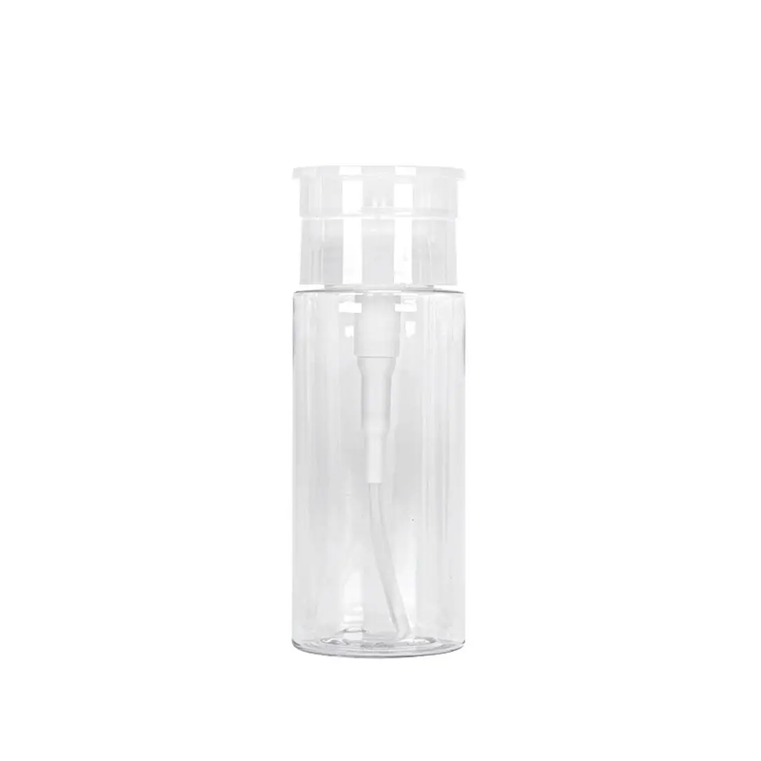 Lockable Facial Toner Press Pumping Dispenser Empty Pump Dispenser Bottle Nail Polish Remover Container Makeup Remover Bottle