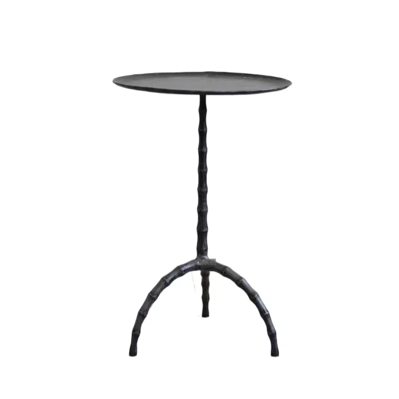 Sofa side few light luxury round small coffee table creative corner few Italian minimalist living room small coffee table